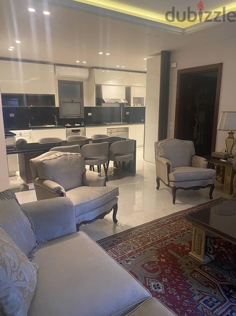 for rent - amazing apartment with garden terrace in eastown sodic beside the auc 5