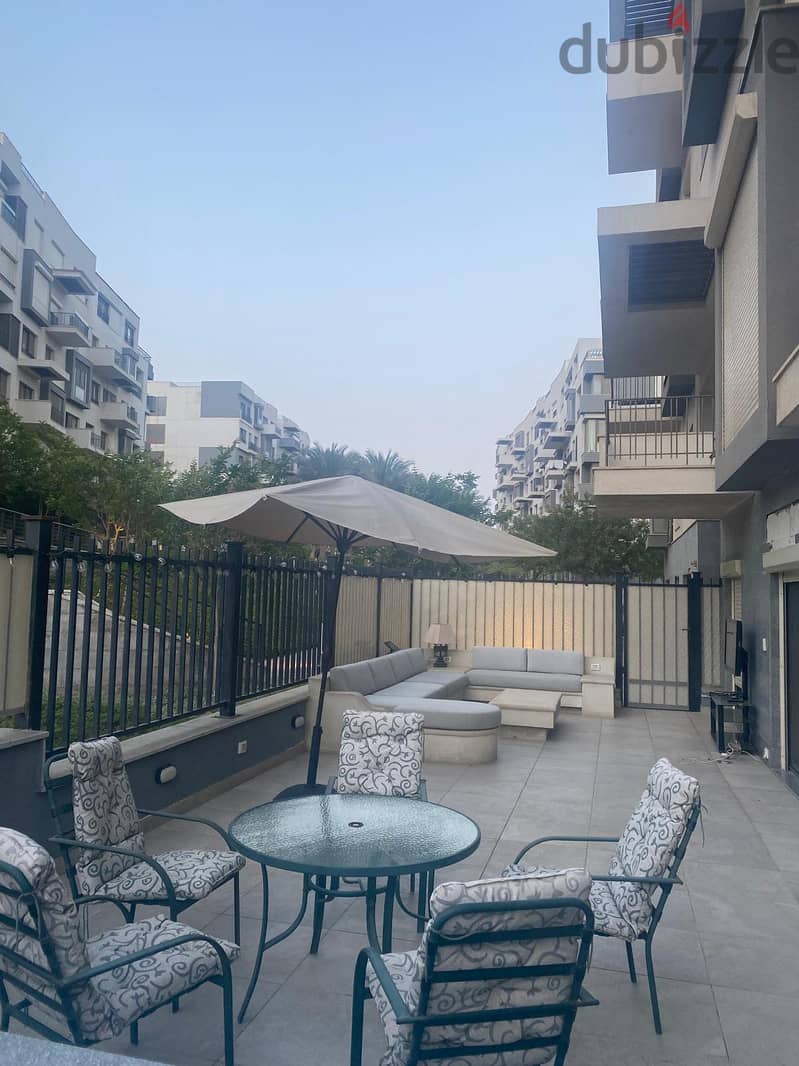 for rent - amazing apartment with garden terrace in eastown sodic beside the auc 15
