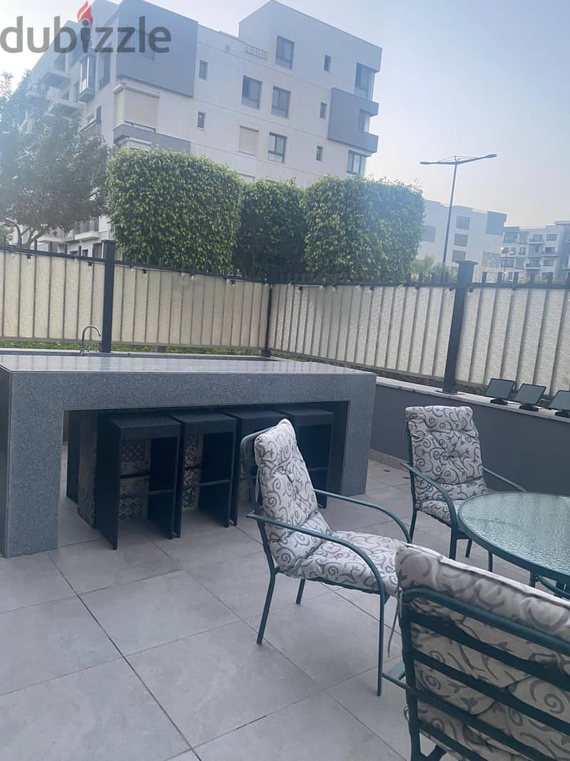 for rent - amazing apartment with garden terrace in eastown sodic beside the auc 16