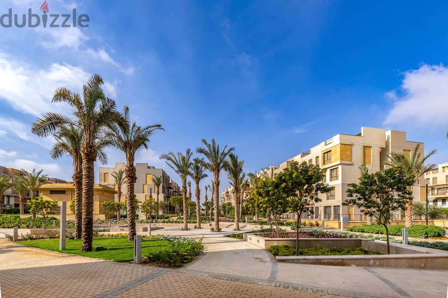 for rent - amazing apartment with garden terrace in eastown sodic beside the auc 19