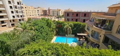 Roof apartment for sale in West Arabella with an open view In New Cairo 0