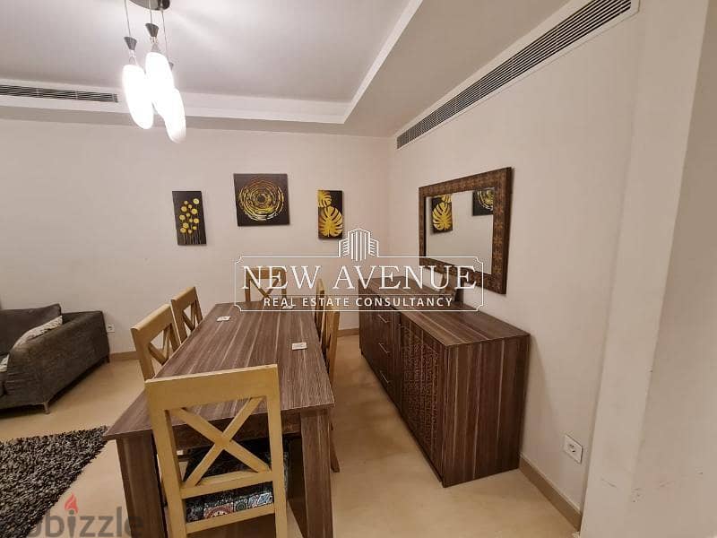 Fully furnished Ground apartment with garden at Cairo Festival City 4