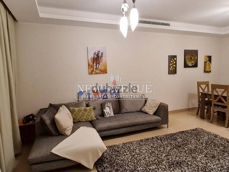 Fully furnished Ground apartment with garden at Cairo Festival City 5
