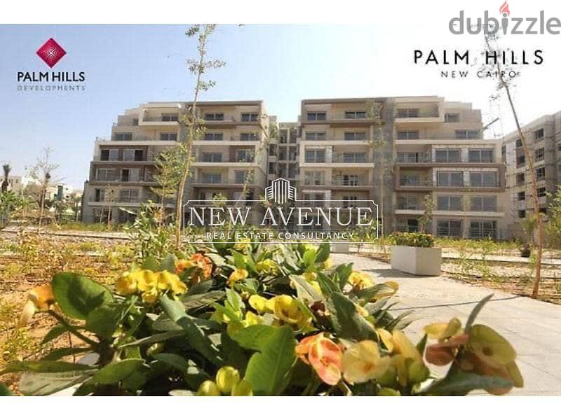 شقة للبيع 113 م موقع متميز فى بالم هيلز على أقساط  palm hills New Cairo 2