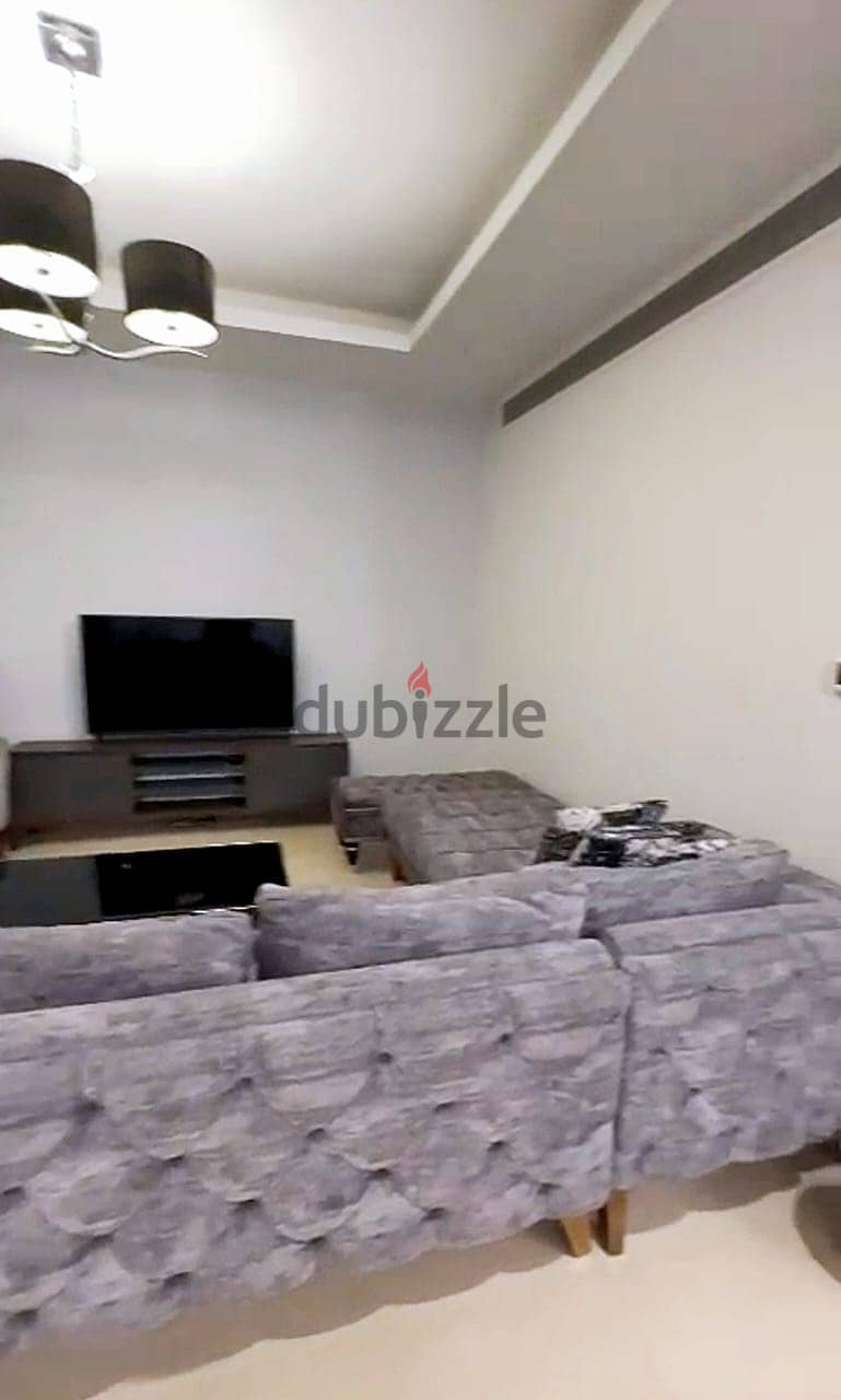 Furnished apartment for rent in Cairo Festival City 240, first residence, at a snapshot price 2