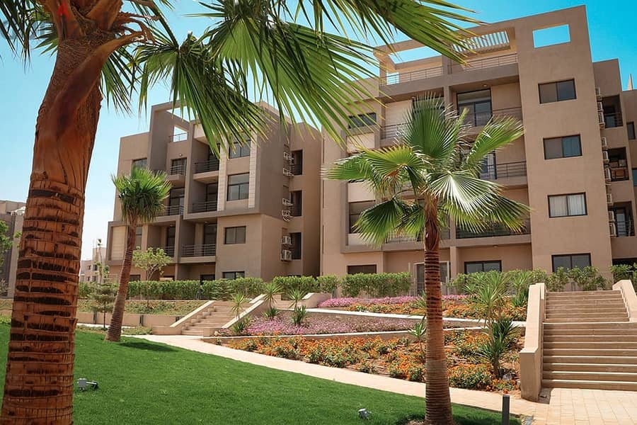3-bedroom apartment for sale in Taj City Compound, directly in front of the airport on Suez Road 8