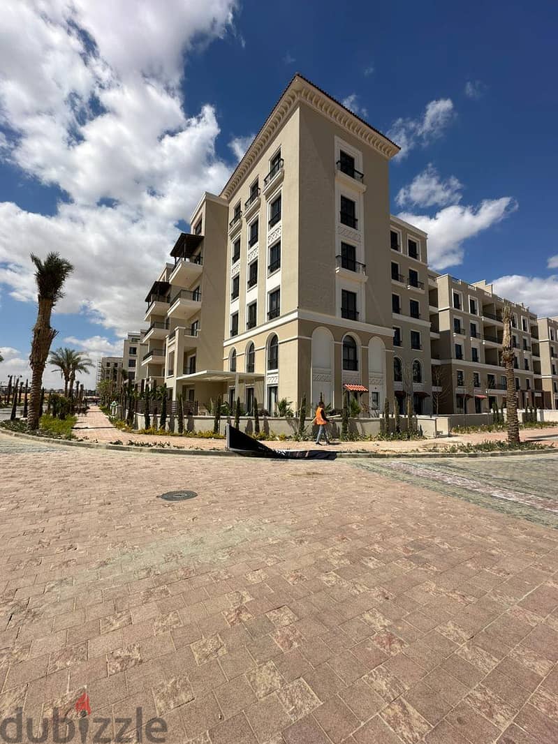 For investors apartment resale  for sale 164M fully finished in Village West Compound Dorra Sheikh Zayed Double Face 2