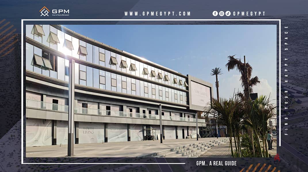 Administrative office 100 m with prime location fully finished for rent in Sway Mall New Cairo مكتب اداري بموقع مميز للايجار في سواي مول التجمع الخامس 1