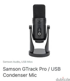 Samson g track pro Mic