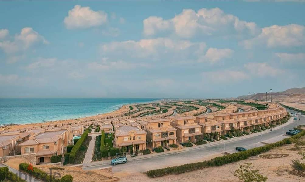 With a down payment of 700 thousand, own a two-room chalet in Telal Ain Sokhna 1