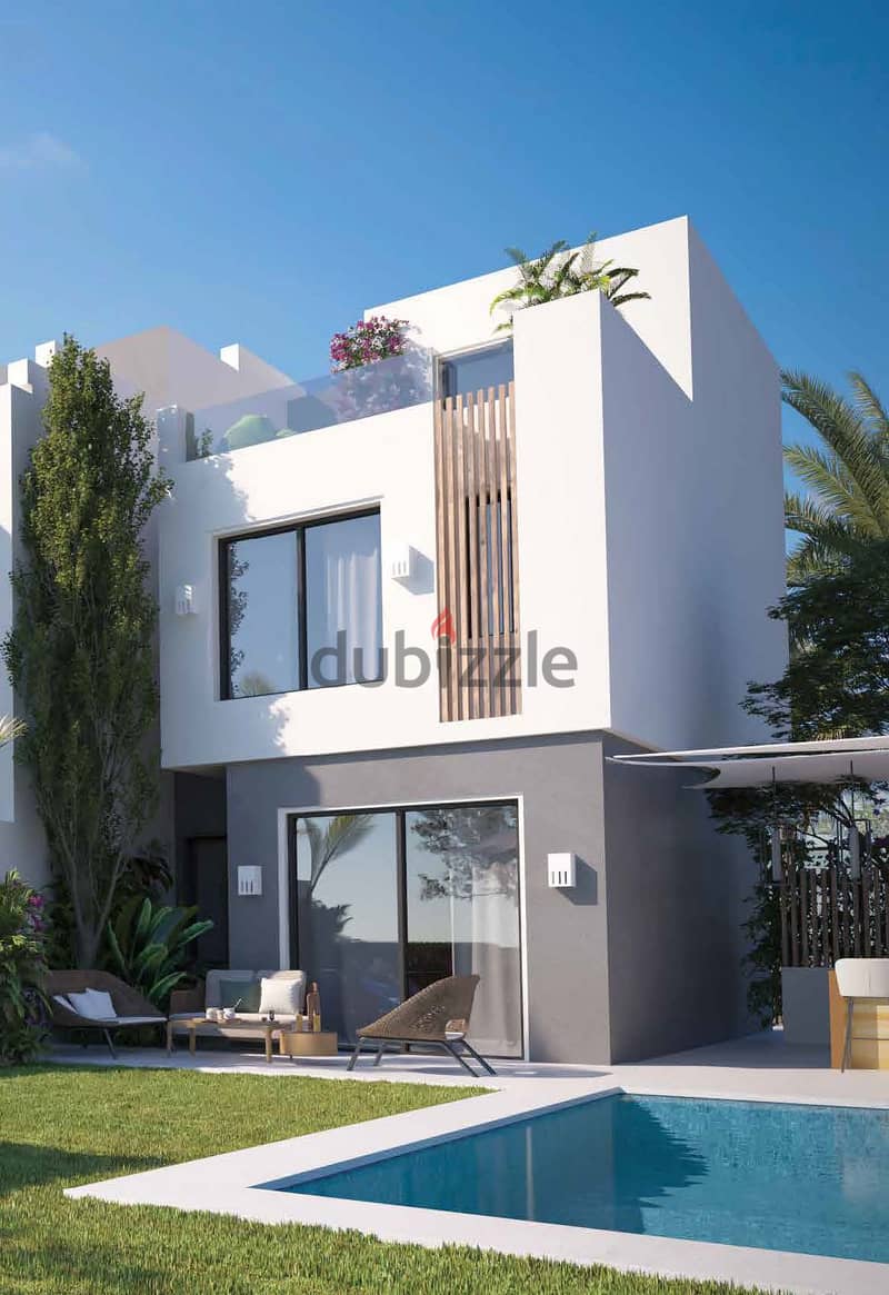 "A fully finished 110 sqm chalet in Shamasi, Sidi Abdelrahman, North Coast, with a 25% discount and a 10% down payment. " 6