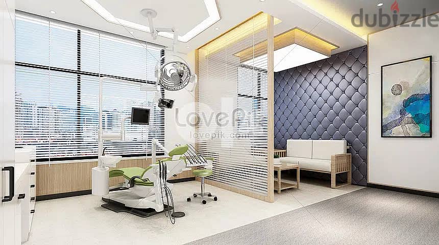 A 62-square-meter clinic serving the Dusit Hotel and Lake View Compound at a 10% discount_ in the heart of the North 90th Settlement with the lowest m 3