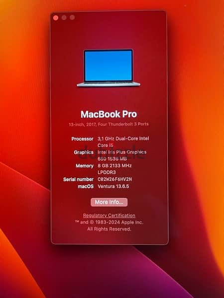 macbook pro 13 inch 2017 ماك بوك برو 2