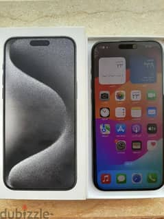 iphone 15 pro max 256 black titanium