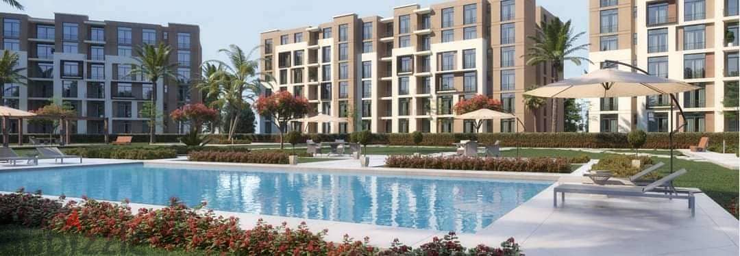 Studio 57m ground floor with garden 23m at a special cash price of 2 million after a 37% discount for sale in Sarai Compound, New Cairo 14