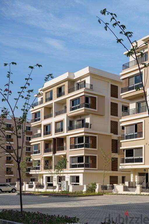 Studio 57m ground floor with garden 23m at a special cash price of 2 million after a 37% discount for sale in Sarai Compound, New Cairo 16