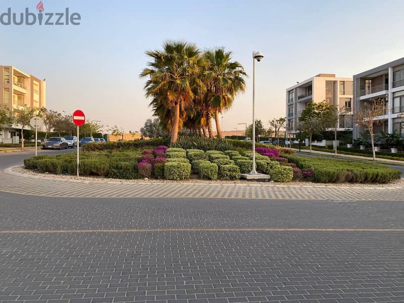 Duplex on view, 163m for sale in Taj City Compound, in front of Cairo Airport, landscape view 24