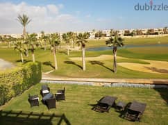 Furnished standalone golf and lagoon view and spacious private garden in Jaz Little Venice Golf 0