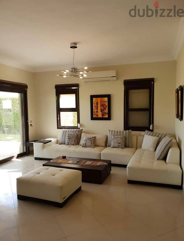 Furnished standalone golf and lagoon view and spacious private garden in Jaz Little Venice Golf 4