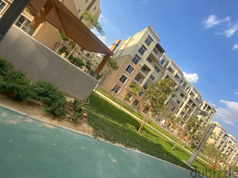 Studio at the lowest price in Sarai Compound, area of 50 square meters, with a garden of 21 square meters, installments over 8 years and a down paymen 20