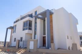 Inspect and receive immediately a villa on Wasslat Dahshour at Beverly Hills in installments