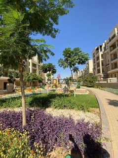 Own a distinctive residential or investment studio of 65m with a garden of 31m at a special price in Sarai Compound, New Cairo.