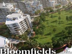 under market price studio at bloom Fields at mostkbal city (Terraces District for sale with down payment and 8 years installments 0