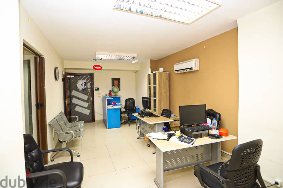 مكتب مرخص إداري للإيجار في بولكلي - ابو قير مباشرة90 متر 2