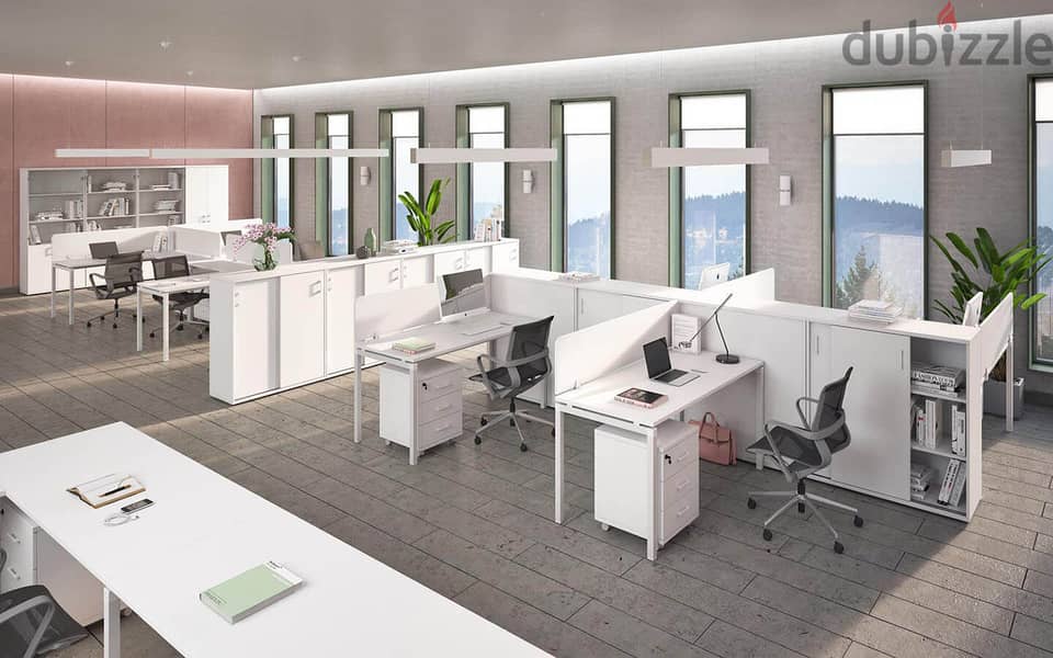 With the lowest down payment and 10-year installments, you will own an administrative office shop under the contract managed by the iconic tower on Ce 3