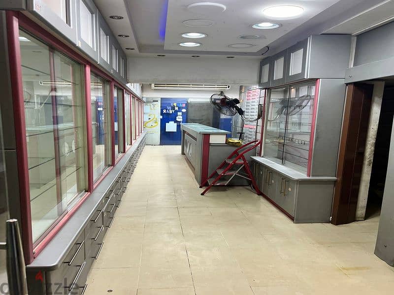 Pharmacy for sale second number from Abbas Al Akkad finished and equipped, Nasr City 6