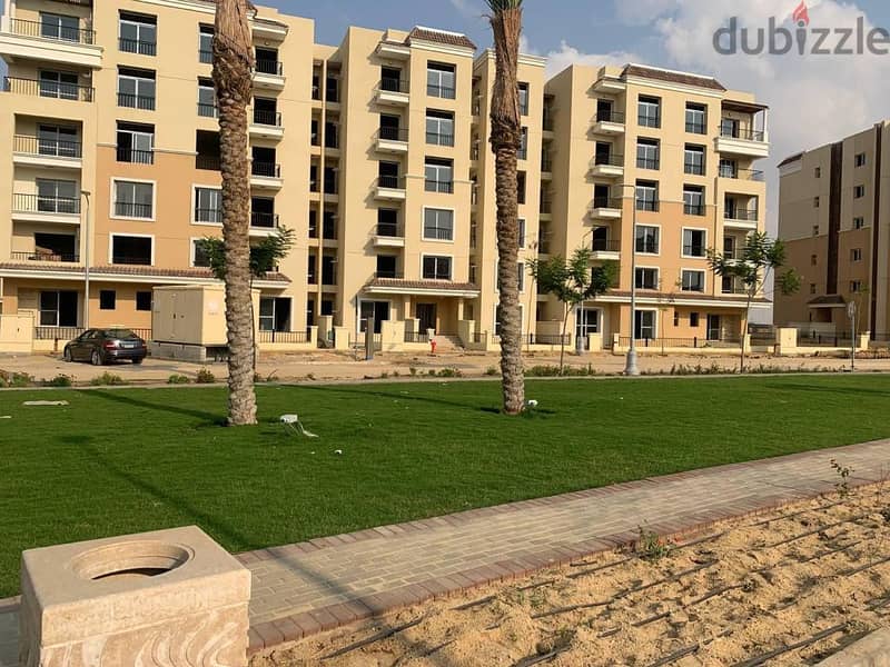 Apartment in Sarai Compound, prime location, directly on the main Suez Road, with a 10% down payment over 8 years, area of 156 sq. m. 7