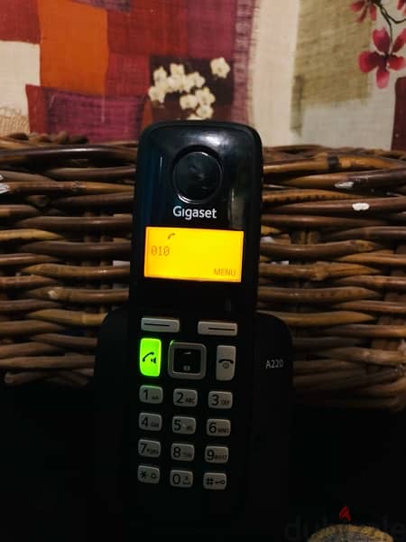 Gigaset Cordless Phone, Black - A220 2
