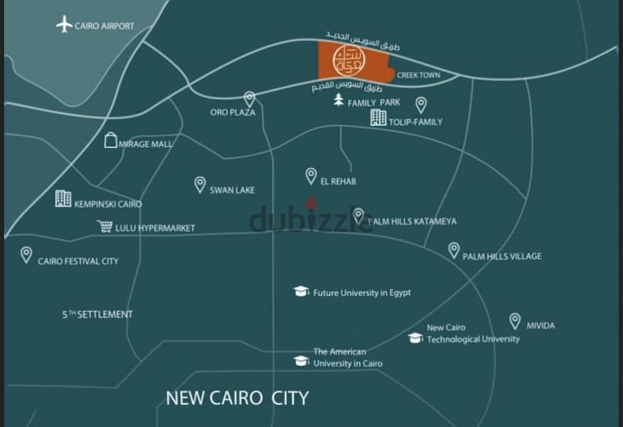 Administrative Building 2500m for sale in new cairo with installments in saada 0