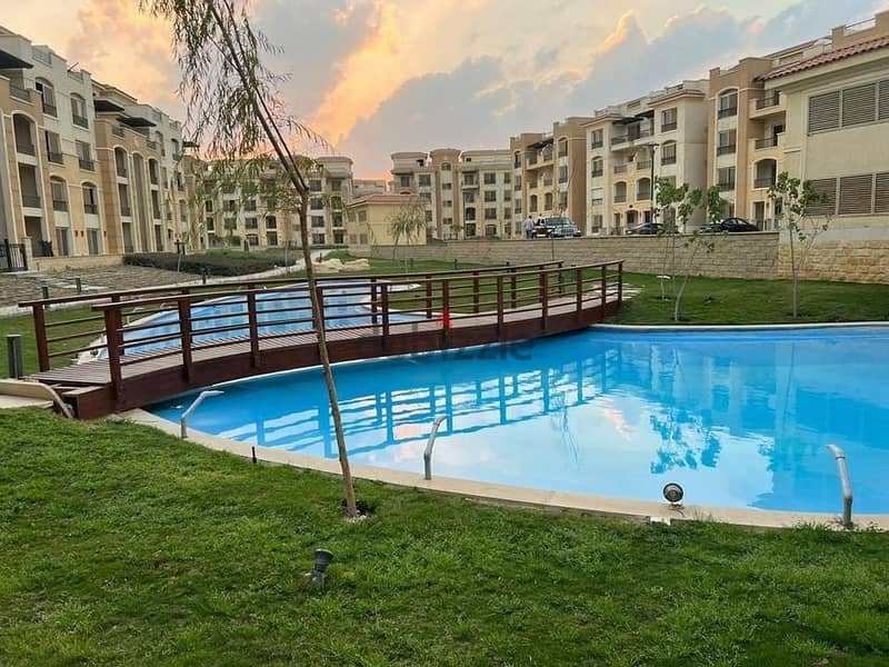 Ready to deliver Apartment with a pool view for sale in | Galleria Moon Valley | New Cairo beside AUC on 90th street in front of in installments 8