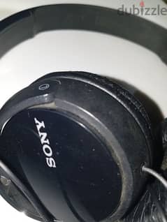 Sony stereo headphones zx100 black used