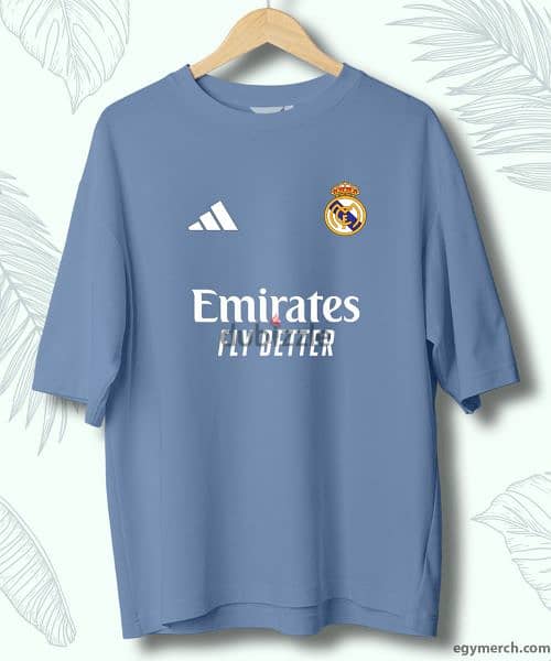 ارتدي الوان الابطال تيشيرت ريال مدريد بتصميم رائع وجودة ممتازة 0