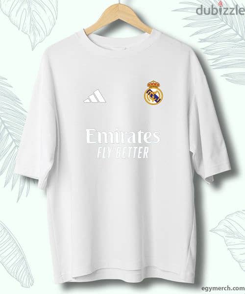 ارتدي الوان الابطال تيشيرت ريال مدريد بتصميم رائع وجودة ممتازة 1