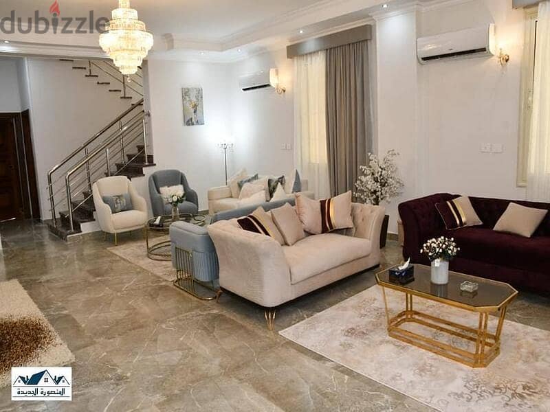 Finished villa in Zahya, New Mansoura, less than its price zahya فيلا من المالك 400م بفيو مفتوح علي البحر 10