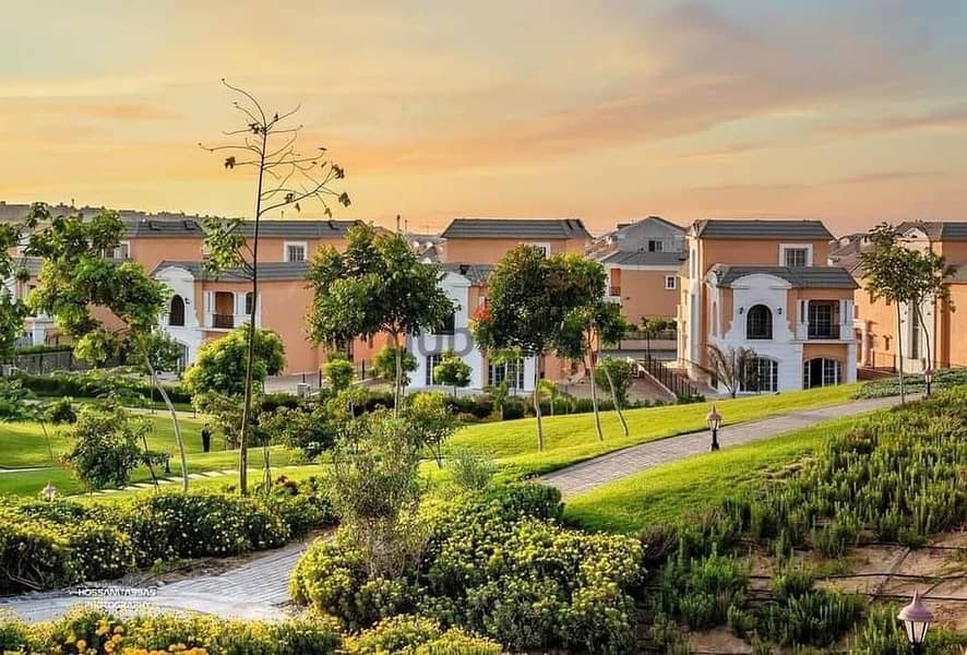 With a down payment of only 4 million, I immediately received a townhouse villa in Layan Sabbour New Cairo Compound in the Fifth Settlement, and the r 4