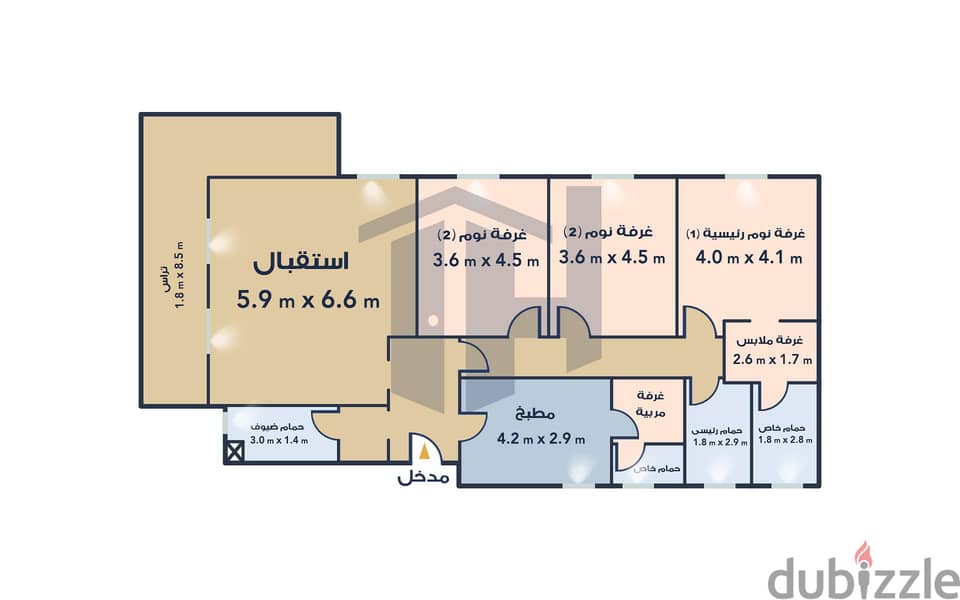 Apartment for sale, 210 sqm (Palm Hills Alexandria) 5