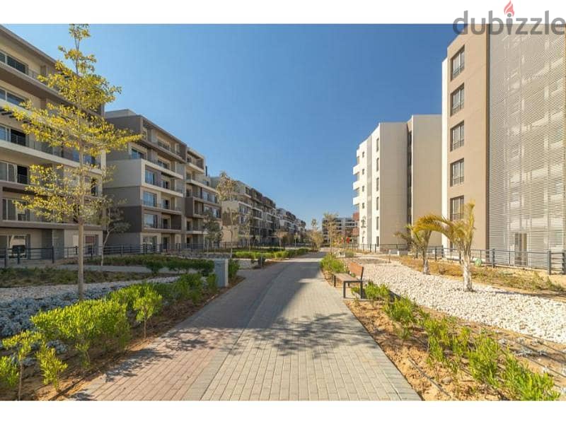 Delivered Ground apartment in Palm hills new cairo 3