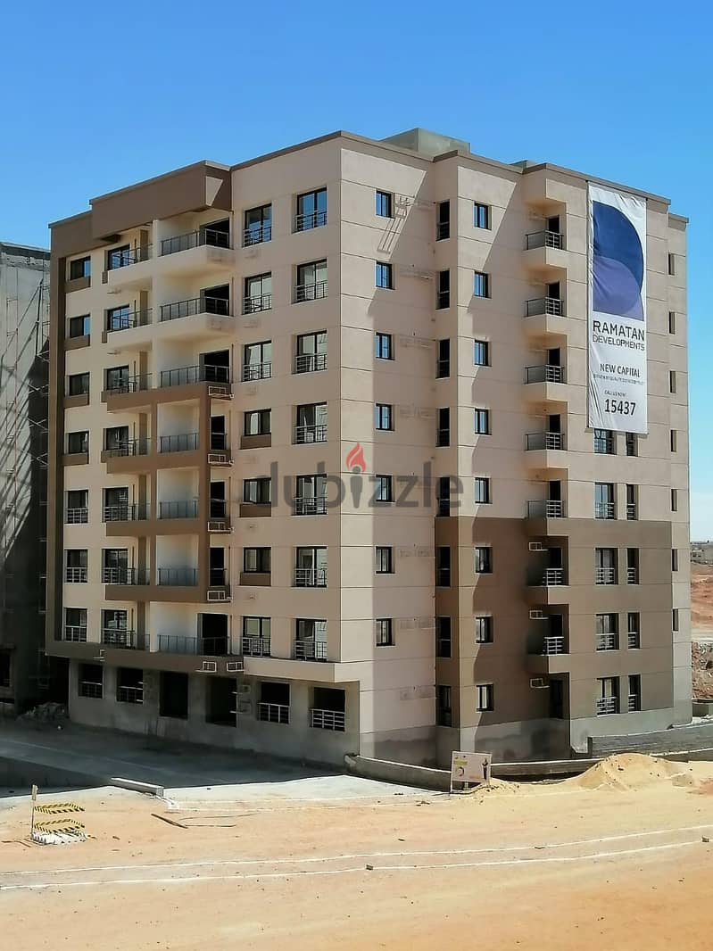 Pay 266 thousand EGP and live in a finished apartment inside a compound and pay the rest at your convenience for sale in the capital, ready for inspec 5