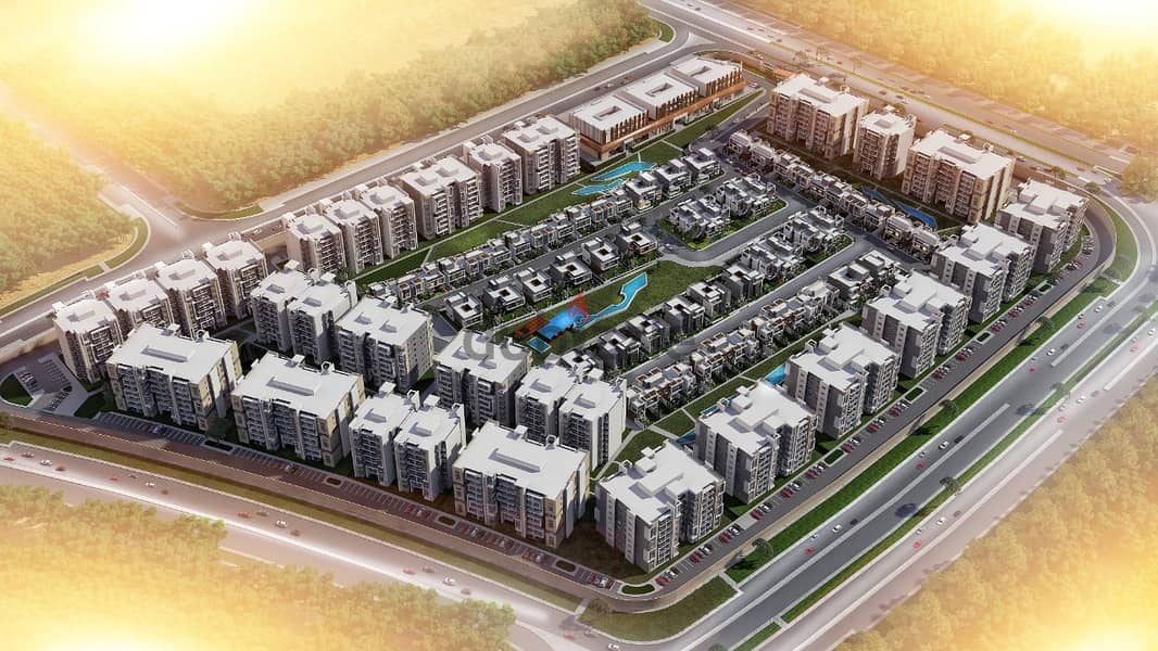 Apartment 119 m Near Services Area and view villas Price Cash - R8 Yaru New Capital 0