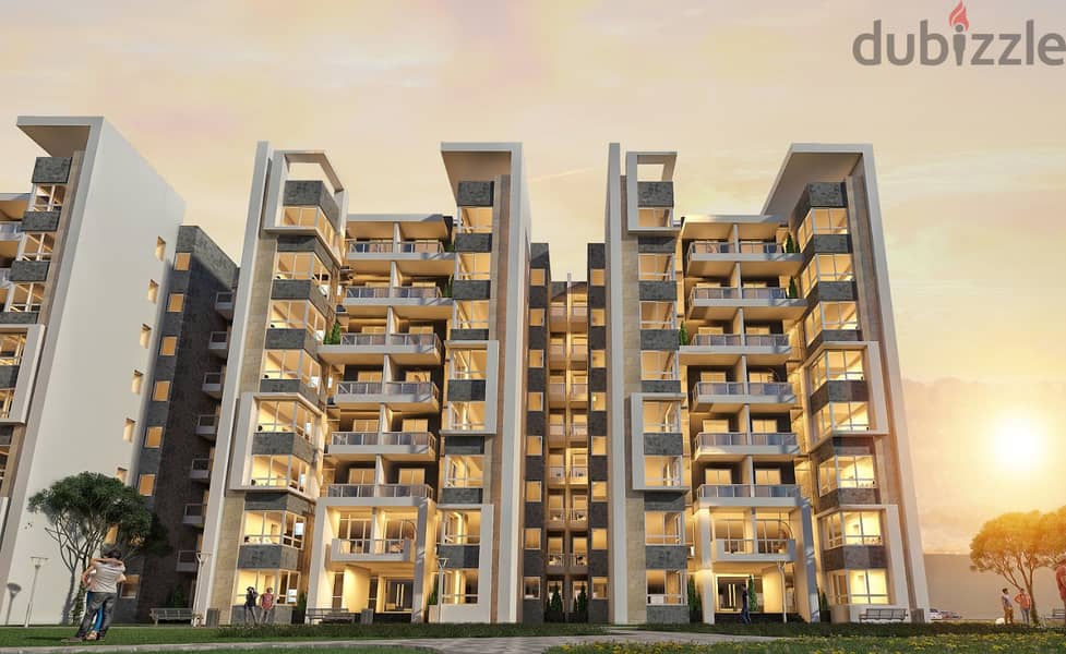 Apartment 119 m Near Services Area and view villas Price Cash - R8 Yaru New Capital 1