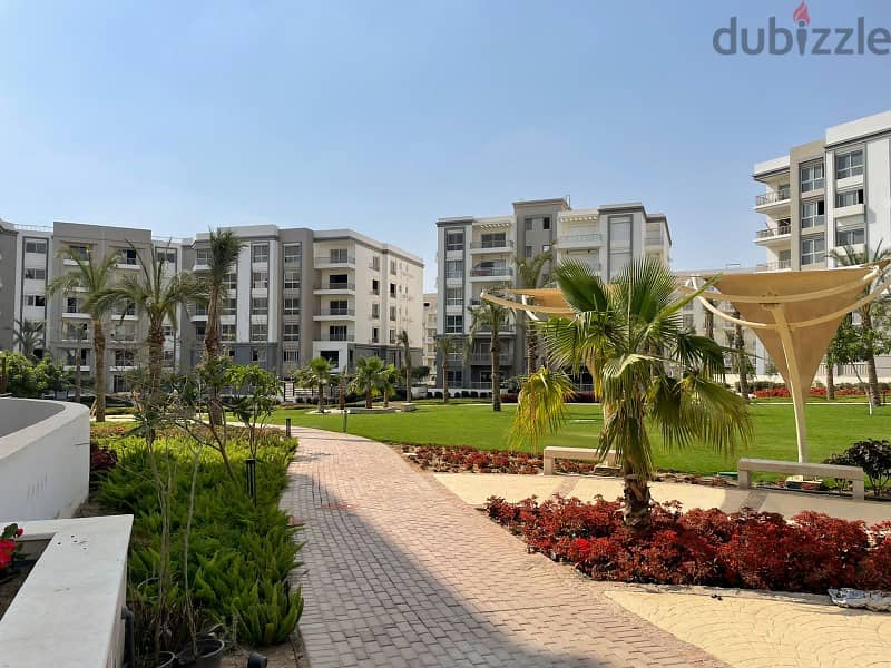 The lowest price for an apartment 191 view landscape in compound hyde park with down payment and installments till 7 years 6