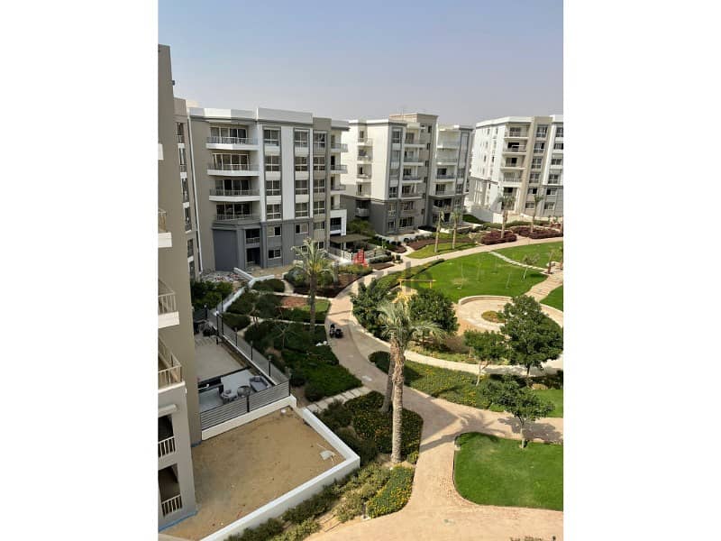 The lowest price for an apartment 191 view landscape in compound hyde park with down payment and installments till 7 years 7