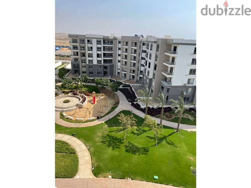 The lowest price for an apartment 191 view landscape in compound hyde park with down payment and installments till 7 years 11