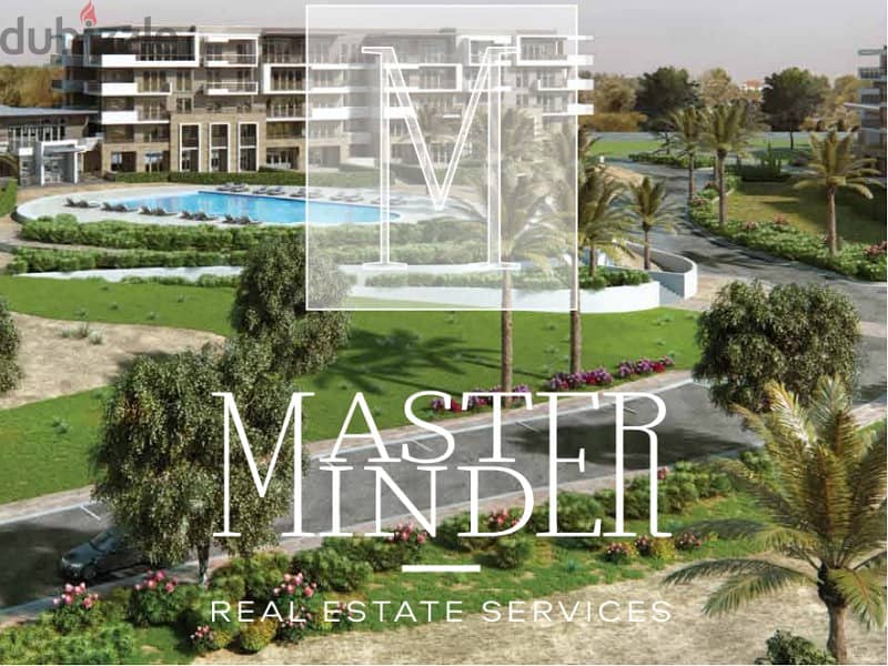 Fully Finished Apartment Golf view for sale with Installments till 2028 in Up Town Cairo- Mokattam 3