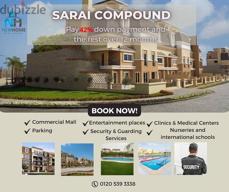 Apartment for sale in SARAI SHEYA Compound with 10% down payment 2