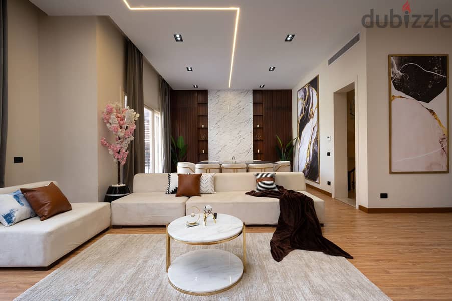Villa for rent in New Cairo, Fully furnished with ACs فيلا للايجار في القاهرة الجديدة مفروشة بالكامل بالتكييفات 9